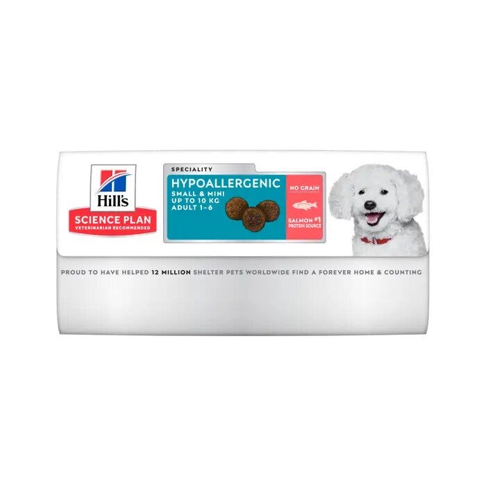 Hill's Science Plan Hypoallergenic Al Salmone Cibo Secco Cani Adulti Taglia Small Sacco 1,5kg-11