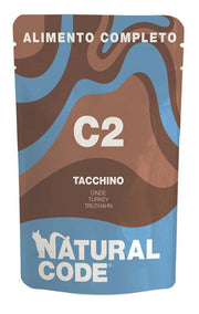 Natural Code C2 Tacchino Gatti Adulti Busta 70g-1