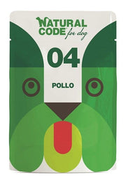 Natural Code 04 Pollo Cani Adulti Busta 300g-1