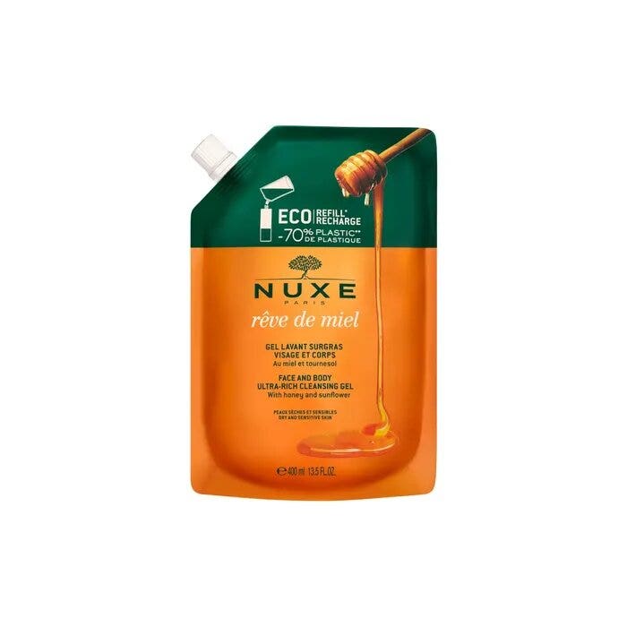 Nuxe Reve De Miel Ricarica Gel Lavante Surgrassante Viso E Corpo 400ml-6