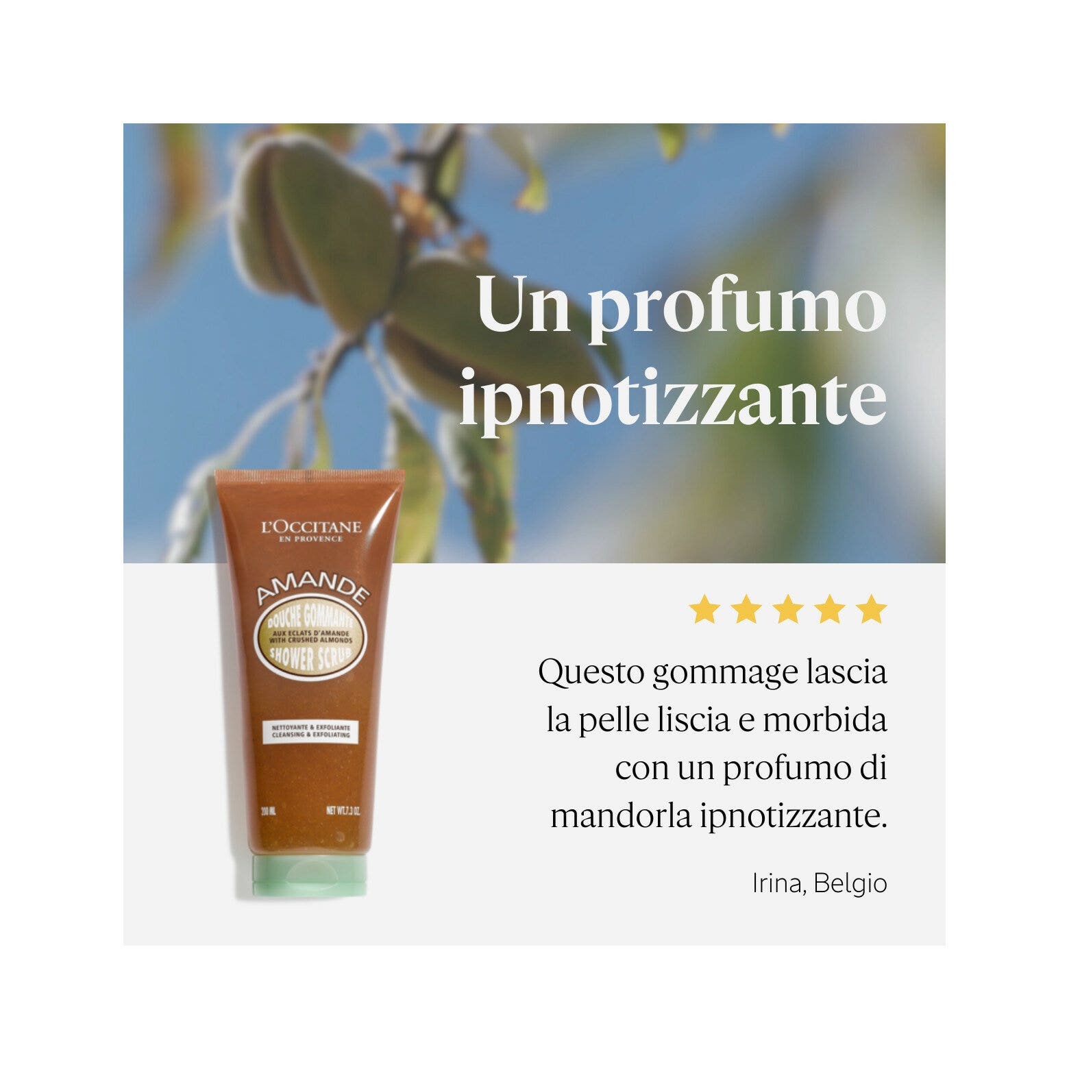 L'Occitane Bagno Doccia Esfoliante Alla Mandorla 200ml-4