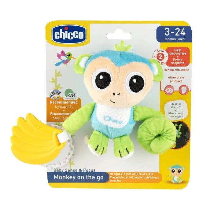 Chicco Gioco Passeggio Scimmietta 0+ Mesi-3