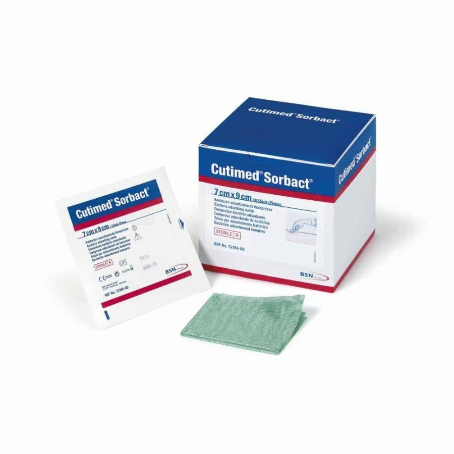 Cutimed Sorbact Medicazione 7x9cm 5 Pezzi-2