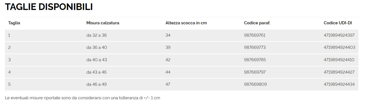 Gibaud Walker Tutore Fisso Per Tibio-tarsica 4