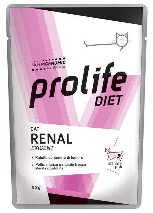 Prolife Diet Cat Renal Exigent Cibo Umido Per Gatti Bustina 85g-1