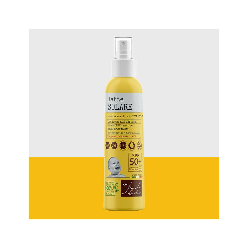 Fiocchi Di Riso Latte Solare Per Bambini 140ml SPF50+-2