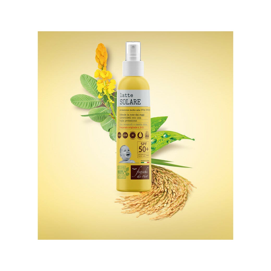 Fiocchi Di Riso Latte Solare Per Bambini 140ml SPF50+-3