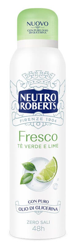 Neutro Roberts Deodorante Spray Fresco Verde Zero Sali di Alluminio 150ml-1