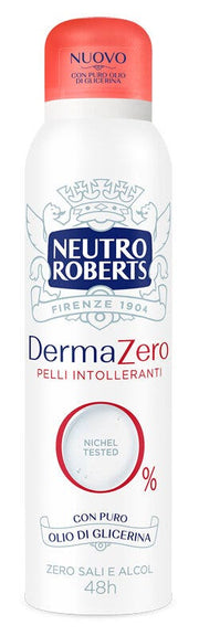 Neutro Roberts Deodorante Spray Dermazero Ipoallergenico Nichel Tested Zero Sali di Alluminio Zero Alcol 150ml-1