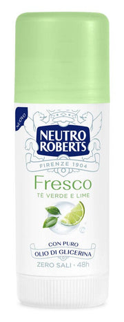 Neutro Roberts Deodorante Stick Fresco Verde Zero Sali di Alluminio 40ml-1