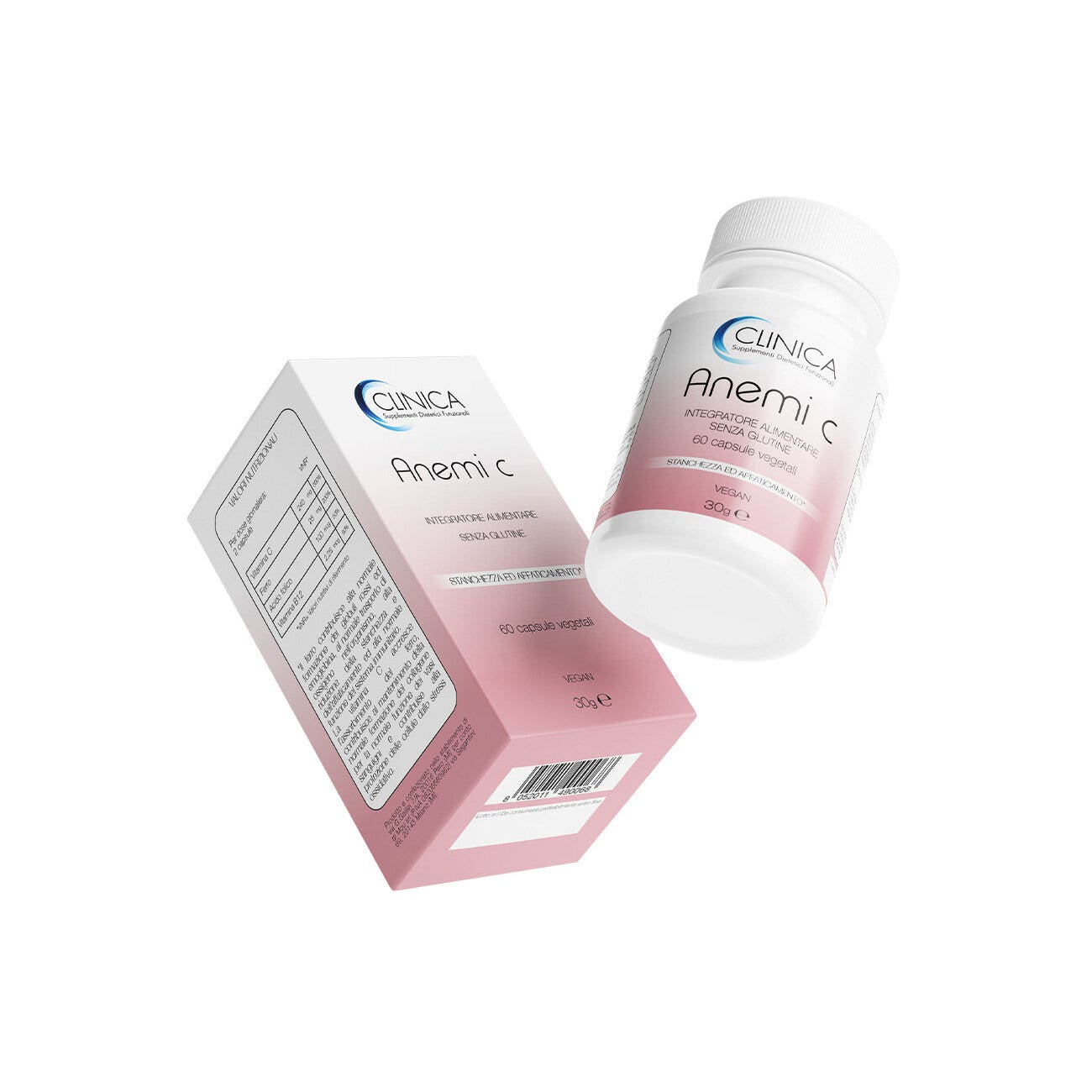 Clinica Anemi C 60 Capsule Vegetali – 1 Mese Di Trattamento-4
