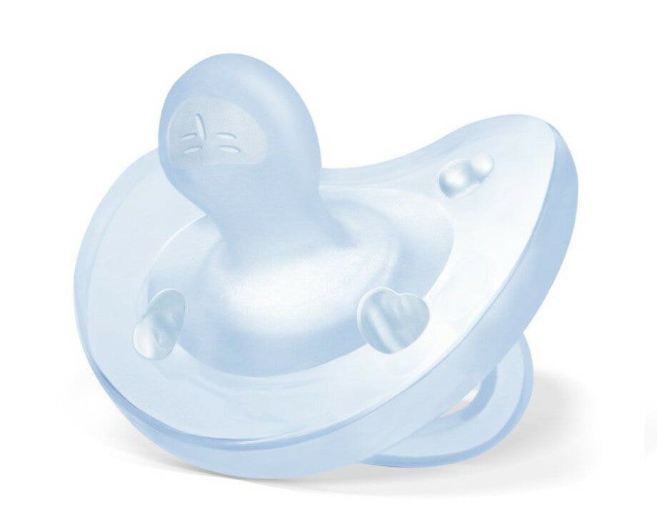 Chicco Gommotto Silicone Azzurro 2-6 Mesi 1 Pezzo-1