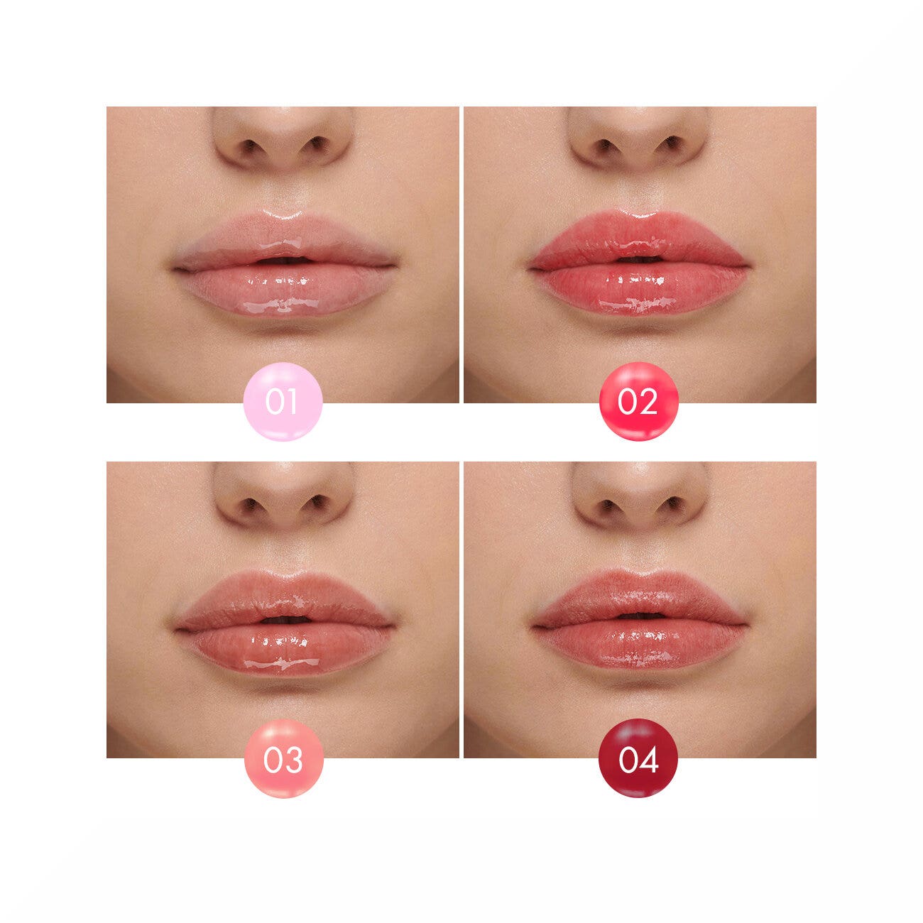 Goovi Melty Lips Lip Oil 02 Glassy Red-1