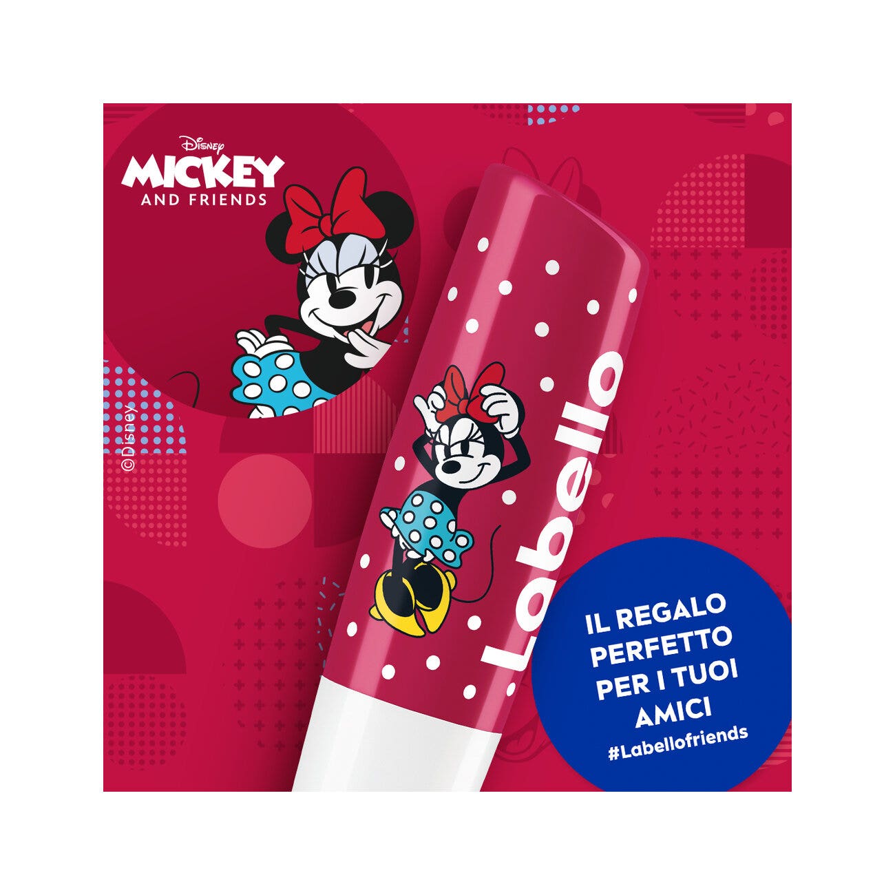 Labello Cherry Shine Disney Limited Edition Minnie Mouse Burrocacao Labbra Colorato Bambini 4,8g-4