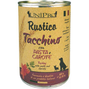 Unipro Rustico Tacchino Con Pasta E Carote Cibo Umido Per Cani 400g-1