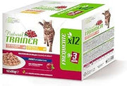 Natural Trainer Adult Multipack Pollo e Salmone Bocconcini in Salsa 12x85g-1