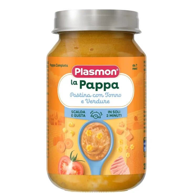 Plasmon La Pappa Pastina Con Tonno E Verdure 200g 7 Mesi+-1