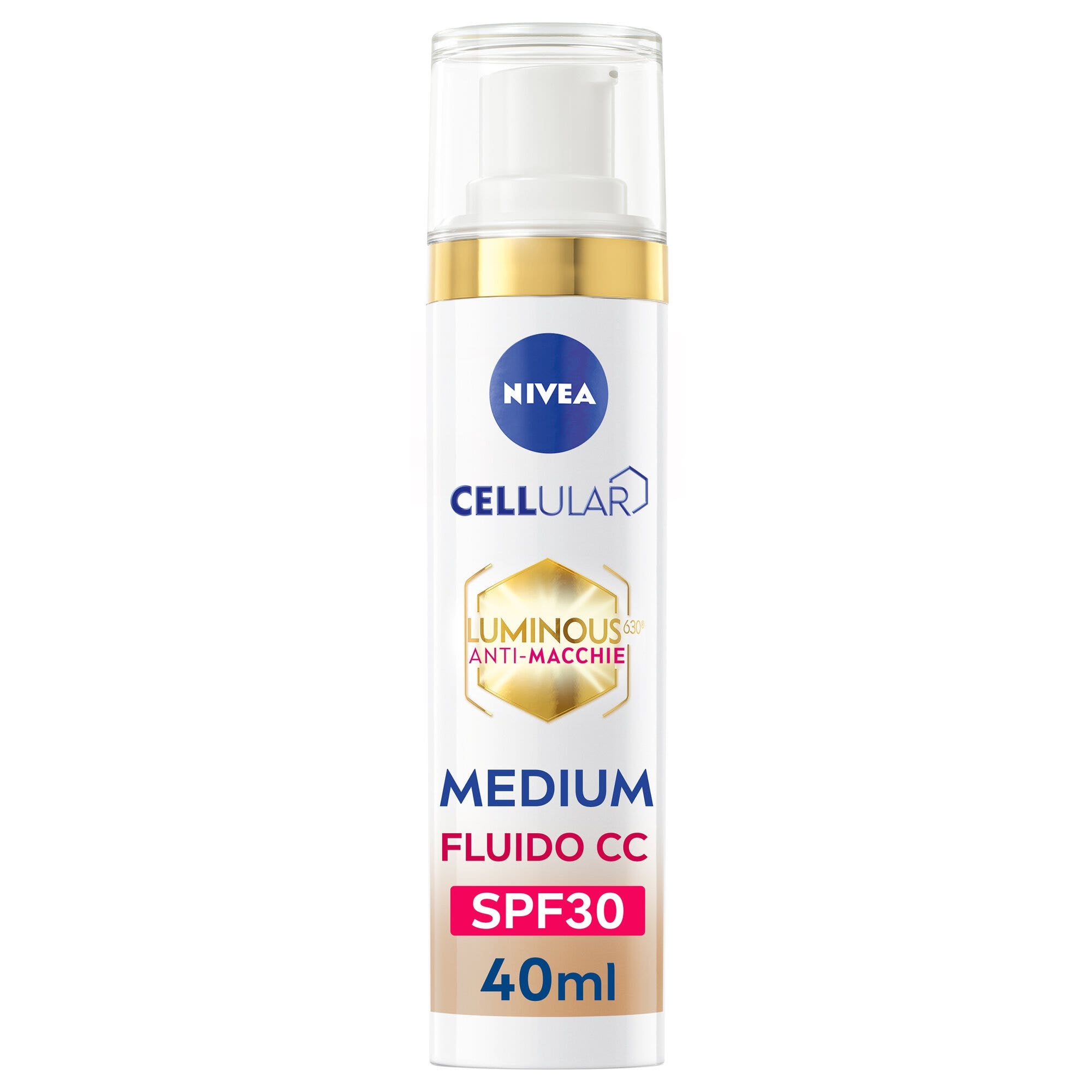 Nivea Cellular Luminous630 CC Anti-Macchie SPF30 40ml 02 Medium-1