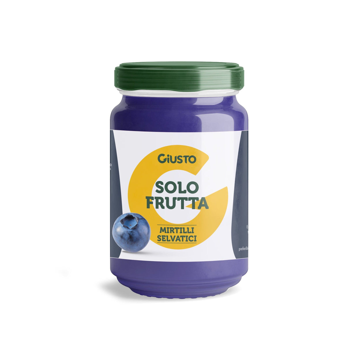 Giusto Solo Frutta Gusto Mirtillo 220g-1