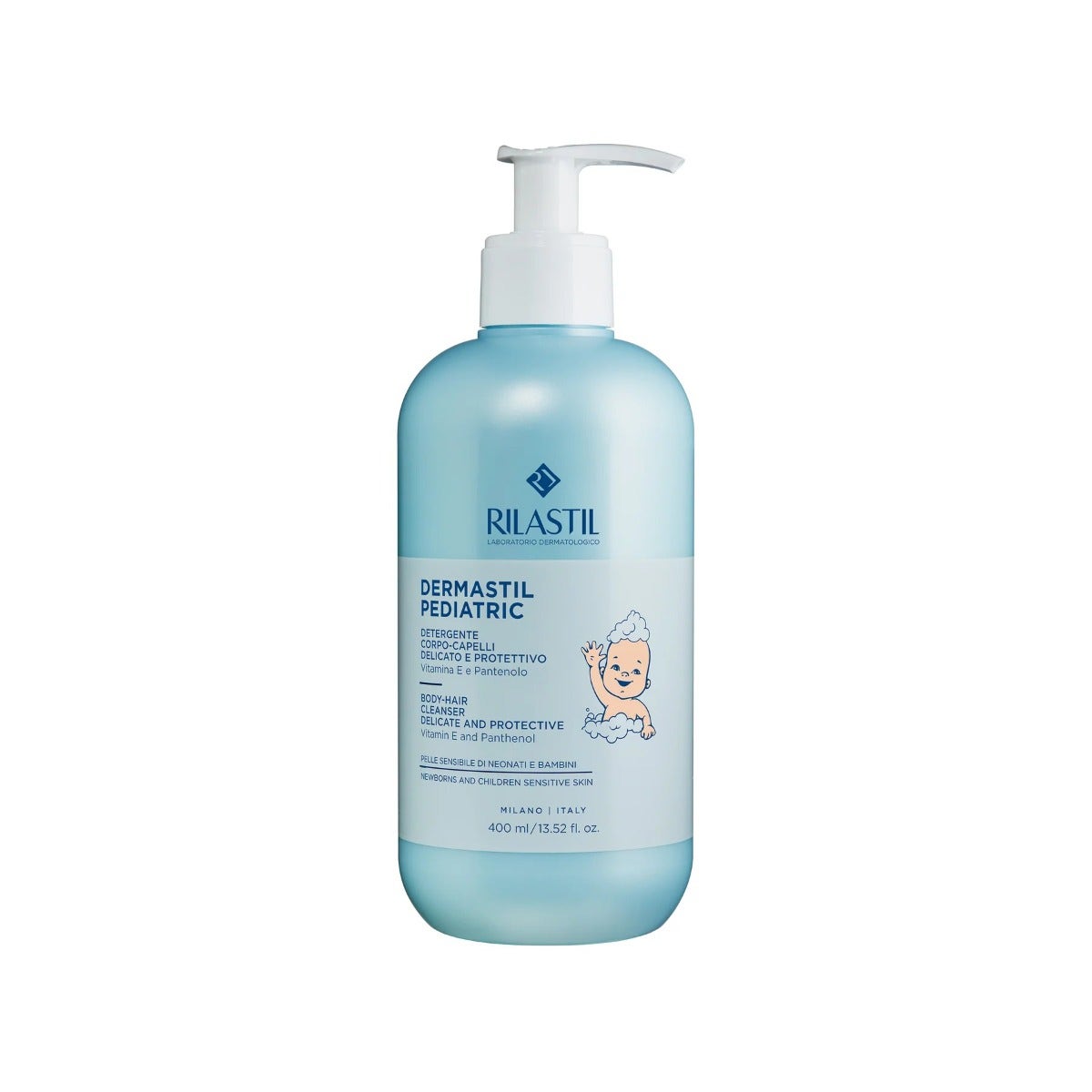 Rilastil Dermastil Pediatric Detergente Corpo e Capelli 400ml-1