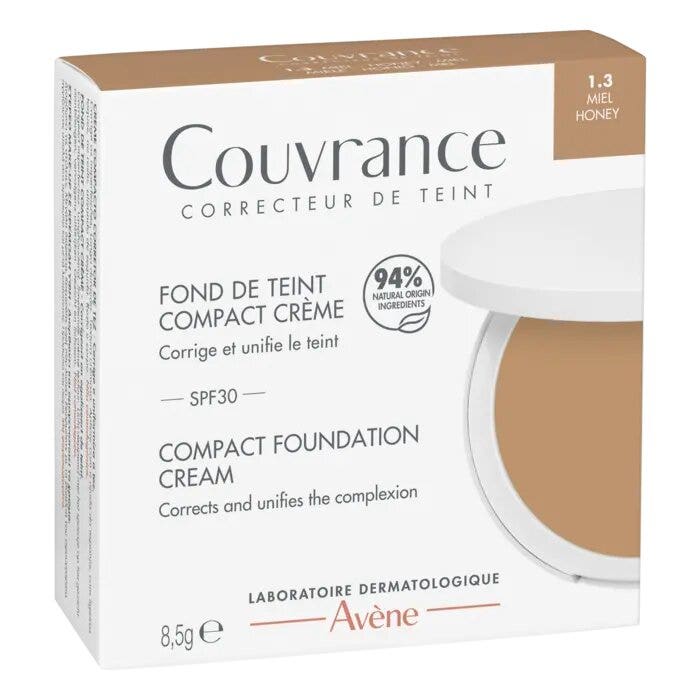 Eau Thermale Avène Couvrance Fondotinta Compatto In Crema Miele-2