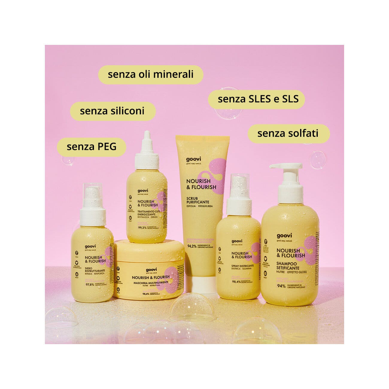 Goovi Nourish & Flourish Trattamento Cute Energizzante 100ml-4