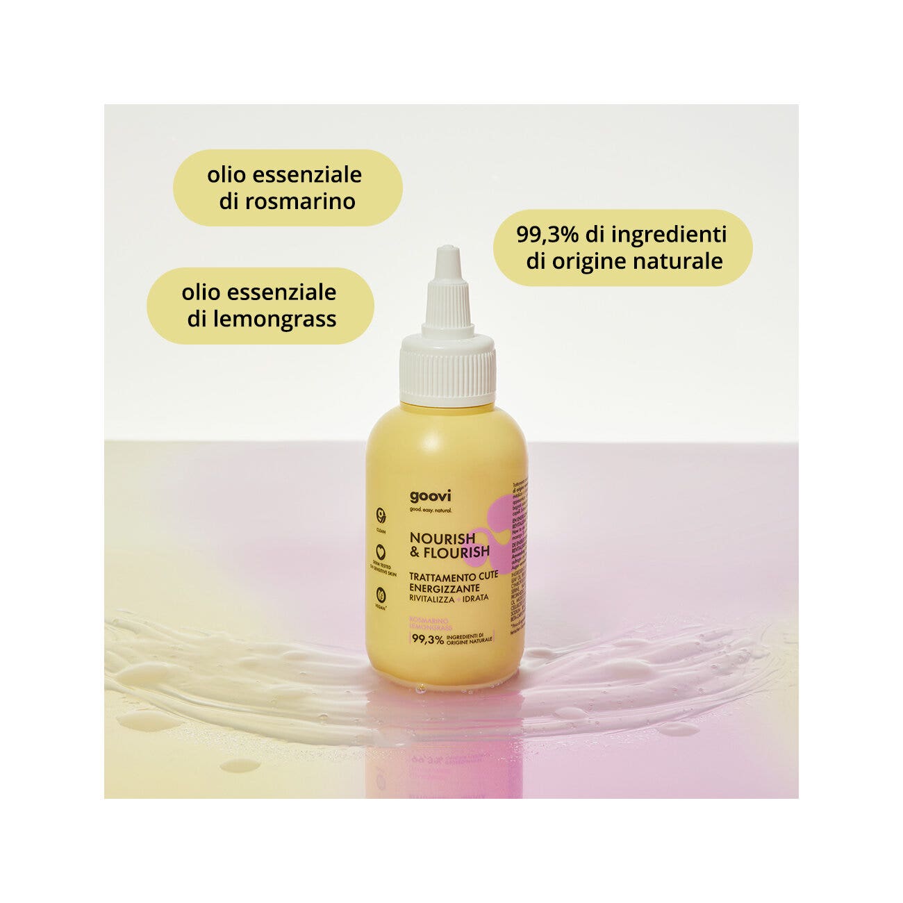 Goovi Nourish & Flourish Trattamento Cute Energizzante 100ml-3