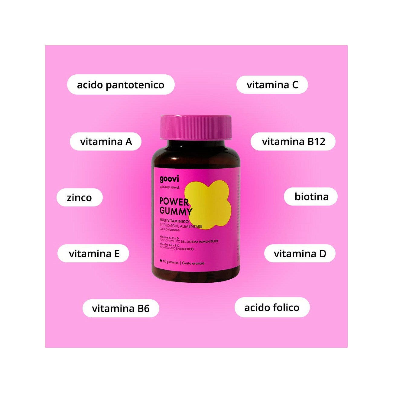 Gooovi Power Gummy Multivitaminico 60 Gummies-4