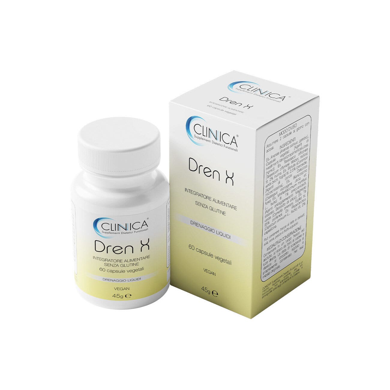 Clinica Dren X 60 Capsule Vegetali – 1 Mese Di Trattamento-8