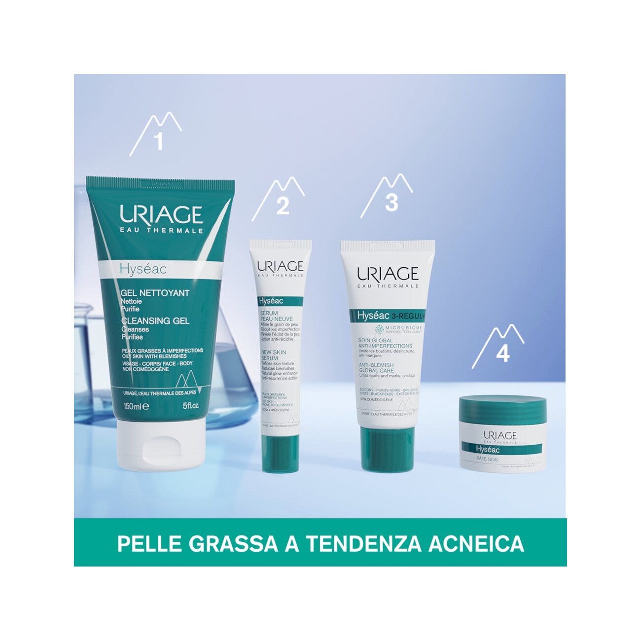 Uriage Hyséac Gel Detergente 150ml-7