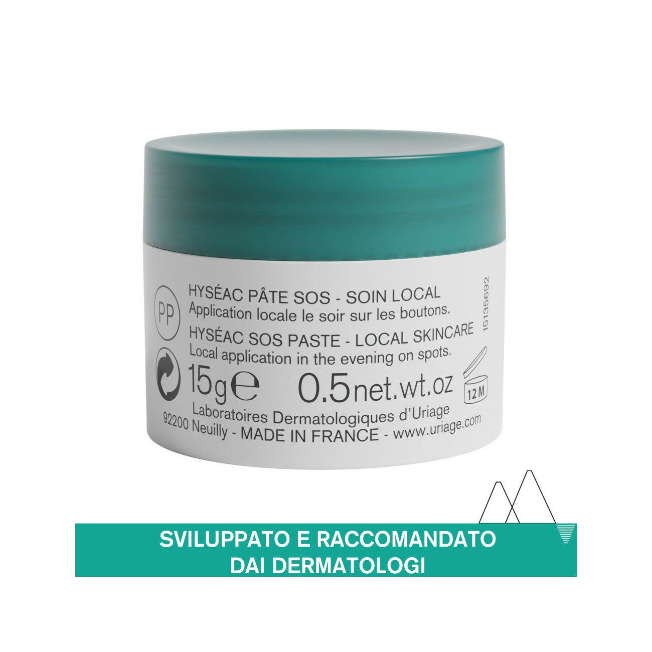 Uriage Hyséac Pasta SOS 15g-2