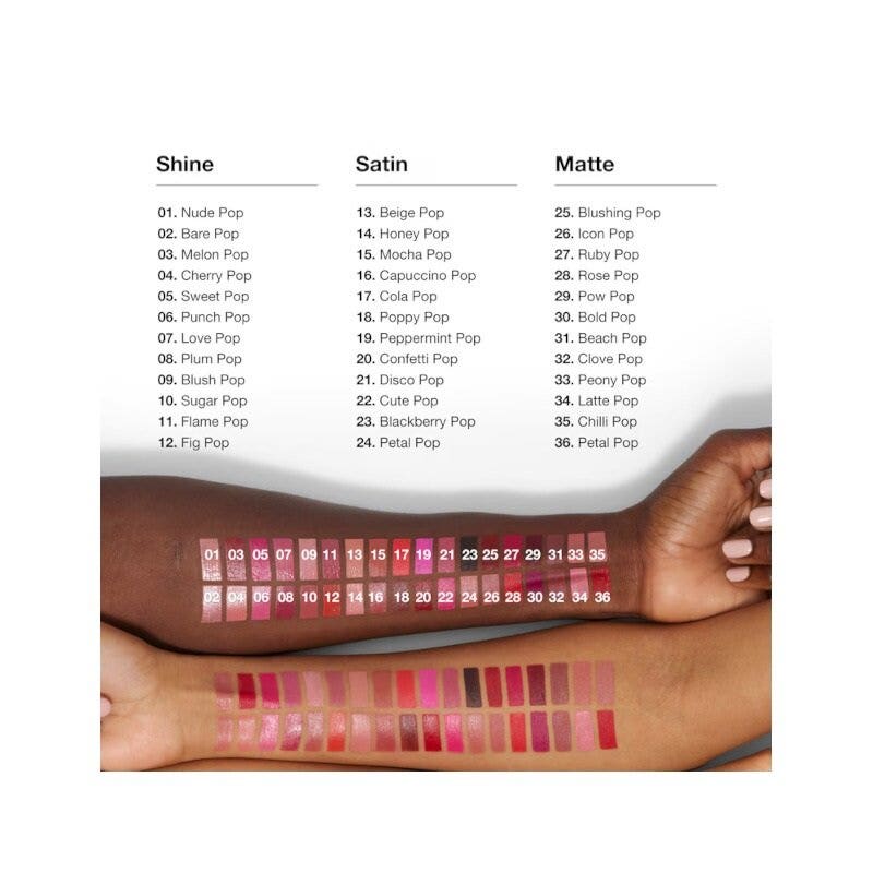 Clinique Pop Longwear Lipstick Rossetto Shine Fig-5