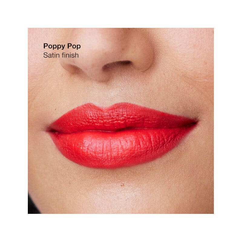 Clinique Pop Longwear Lipstick Rossetto Satin Poppy-3