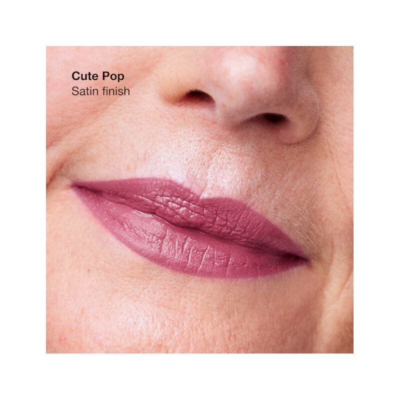 Clinique Pop Longwear Lipstick Rossetto Satin Cute-3
