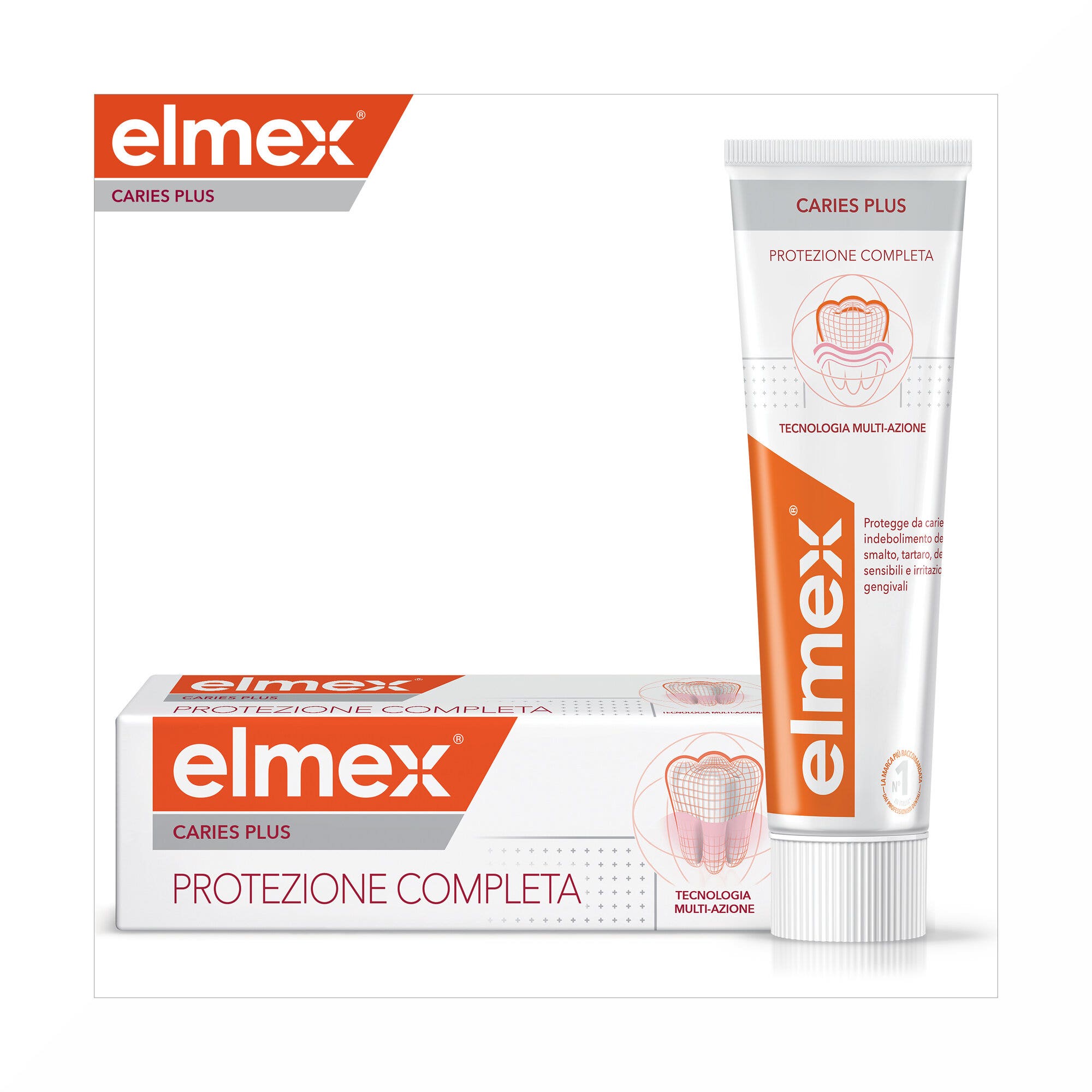 Elmex Dentifricio Carie Plus Protezione Completa 75 ml-2