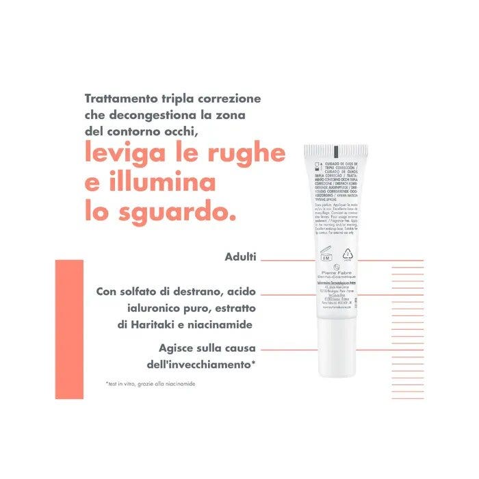 Eau Thermale Avène Hyaluron Activ B3 Trattamento Contorno Occhi Tripla Correzione Antirughe 15ml-3