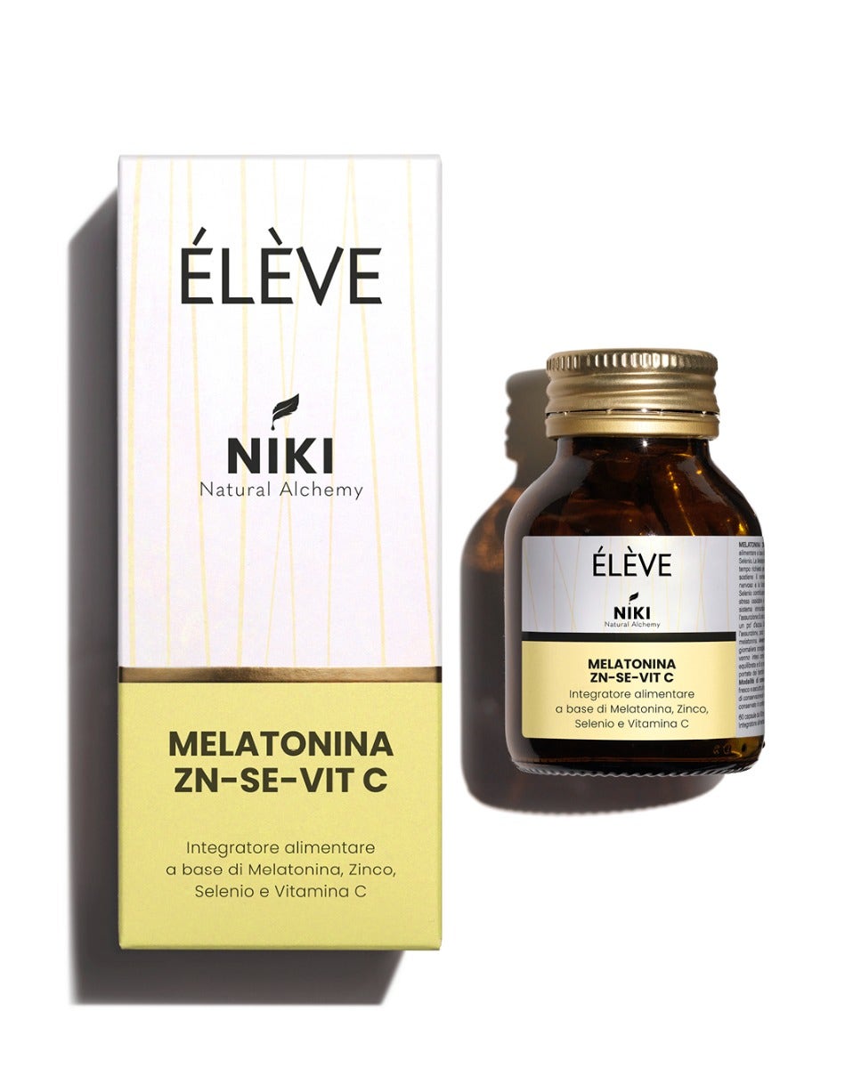 Eleve Niki Melatonina Zinco Selenio Vitamina c 60 Compresse-1