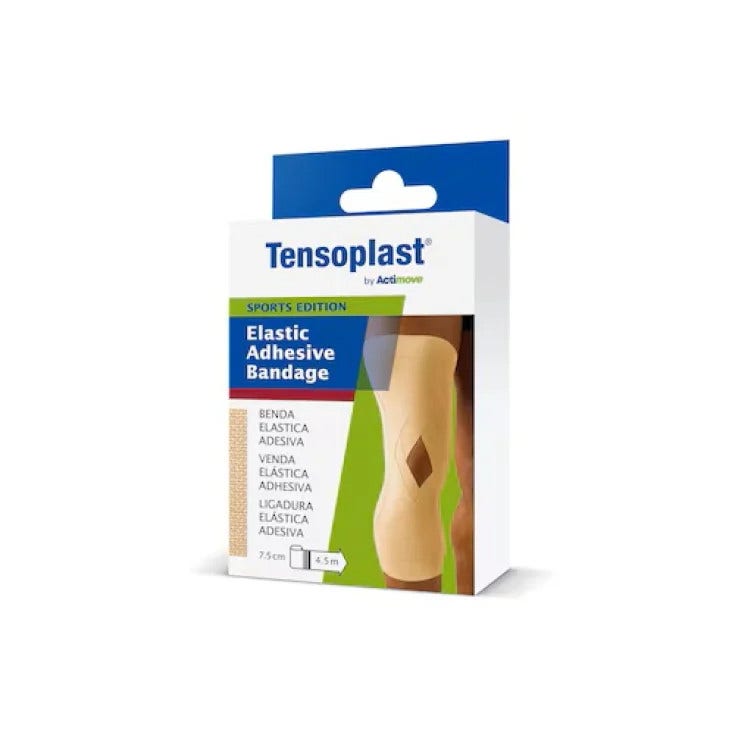 Actimove Tensoplast Benda Elastica Autoadesiva con Ossido di Zinco 7,5 cm x 4,5 m 1 Pezzo-1