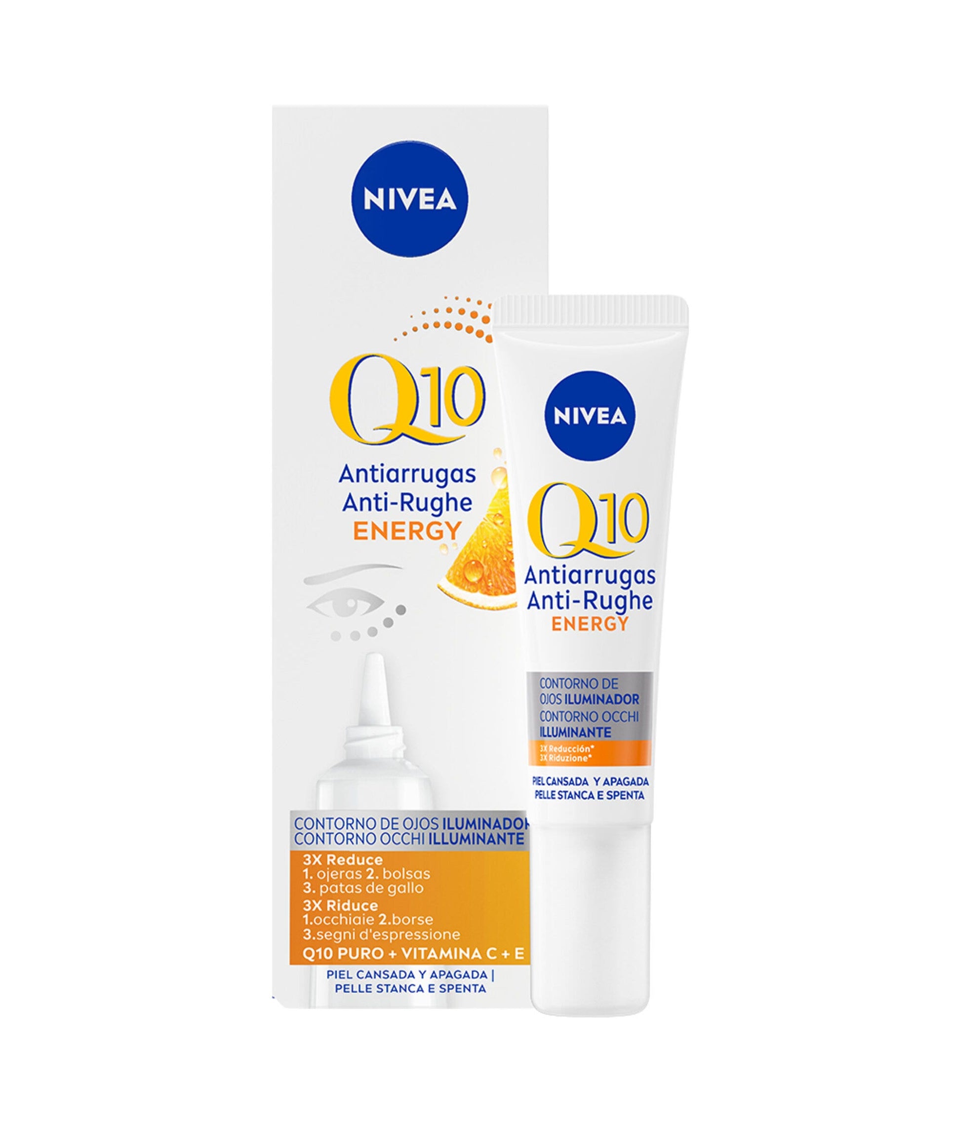 Nivea Q10 Anti-rughe Energy Contorno Occhi Illuminante Crema Antirughe 15ml-1