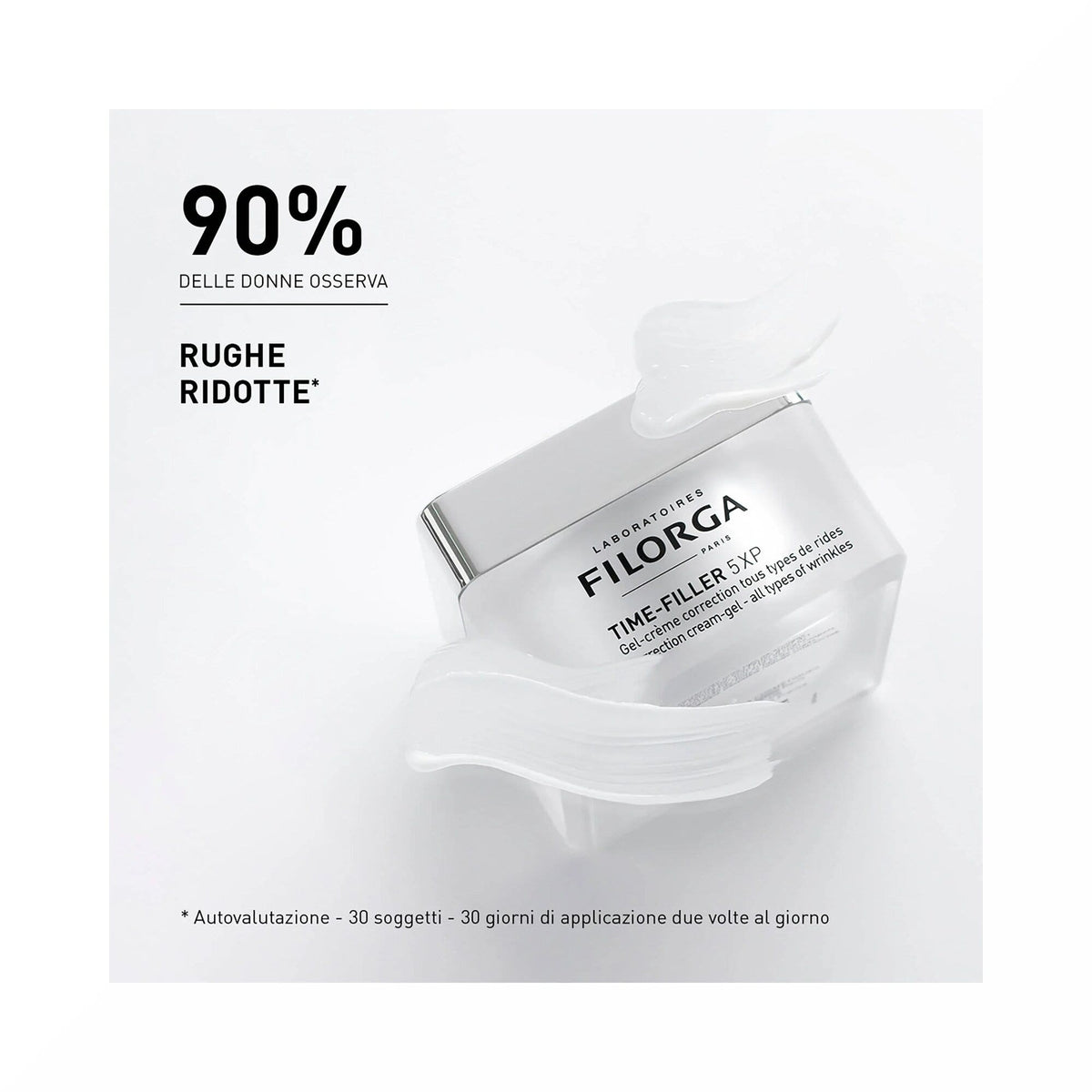 Filorga Time-Filler 5XP Crema-Gel Correttiva Per Tutti i Tipi di Rughe Viso e Collo 50ml-3