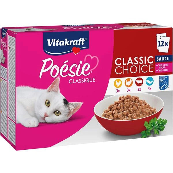 Vitakraft Poesie Classique Sauce Msc 12x85 g