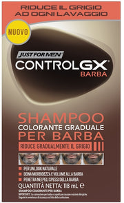 Just For Men Control GX Shampoo Colorante Graduale per Barba 118 ml