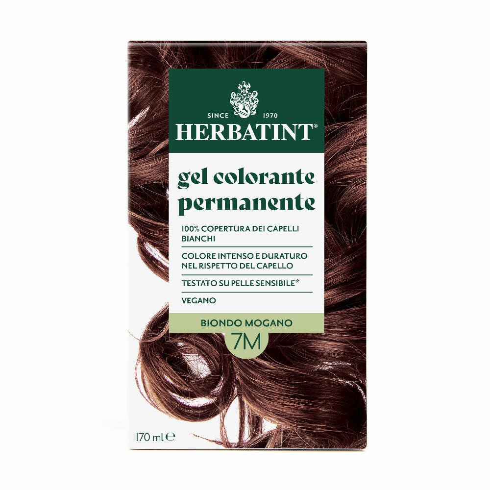 Herbatint Gel Colorante Permanente 7M Biondo Mogano 170ml-2