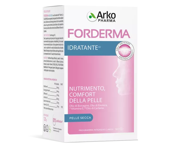 Arkopharma Forderma Idratante 180 Capsule