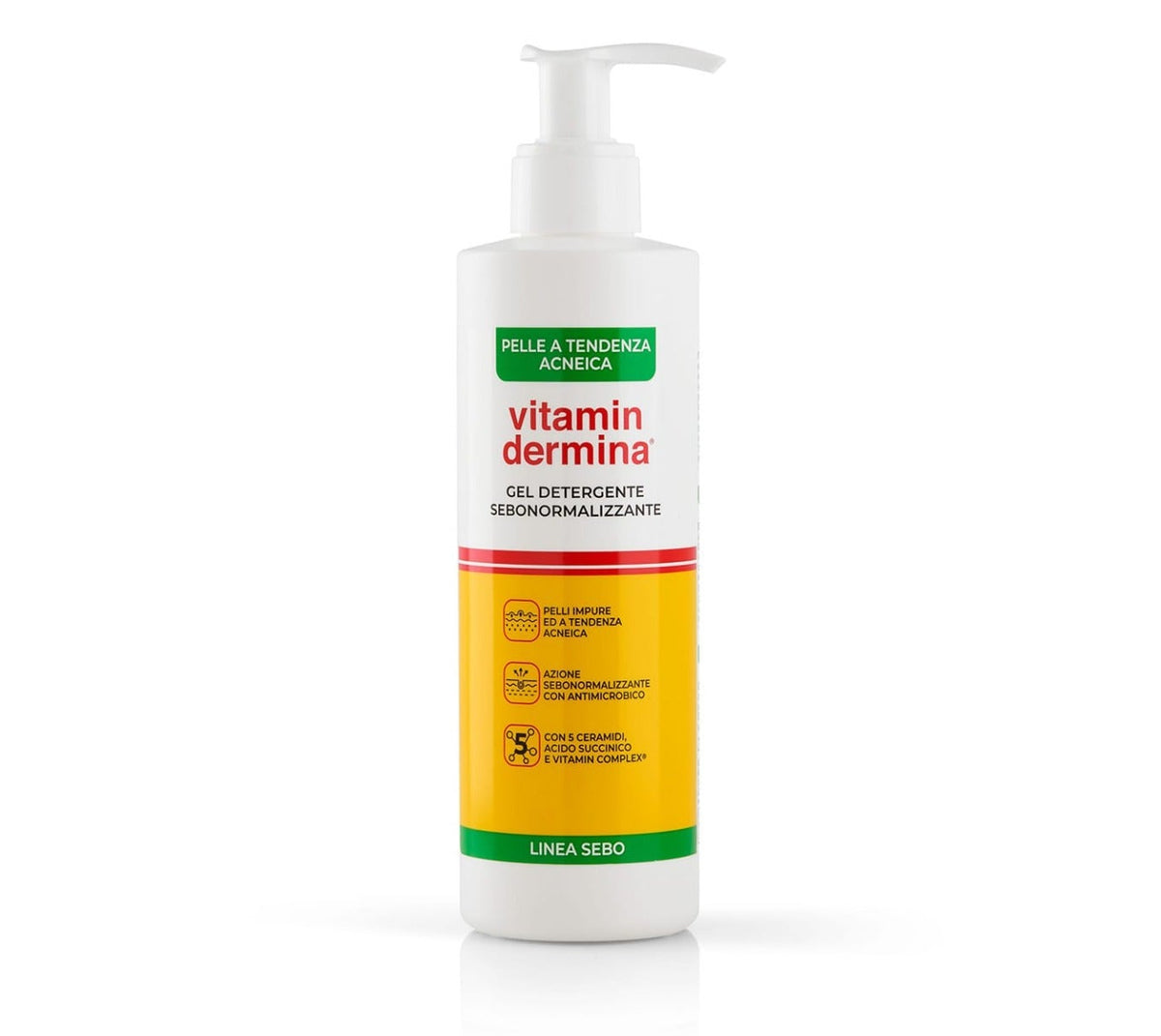 Vitamindermina Sebo Gel Detergente Sebonormalizzante 240ml-1