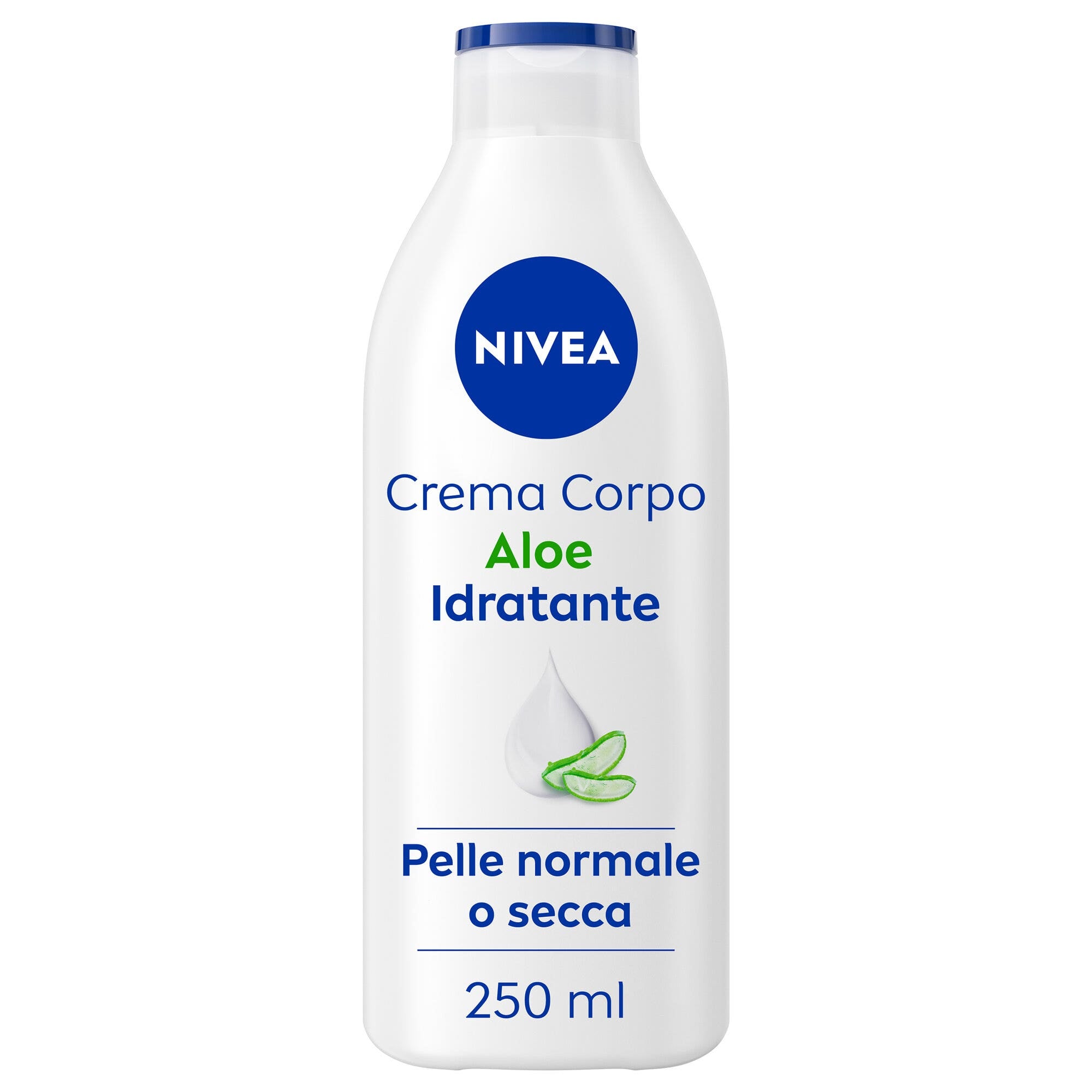 Nivea Crema Corpo Aloe Idratante 72h Per Pelle Secca O Normale 250ml-1