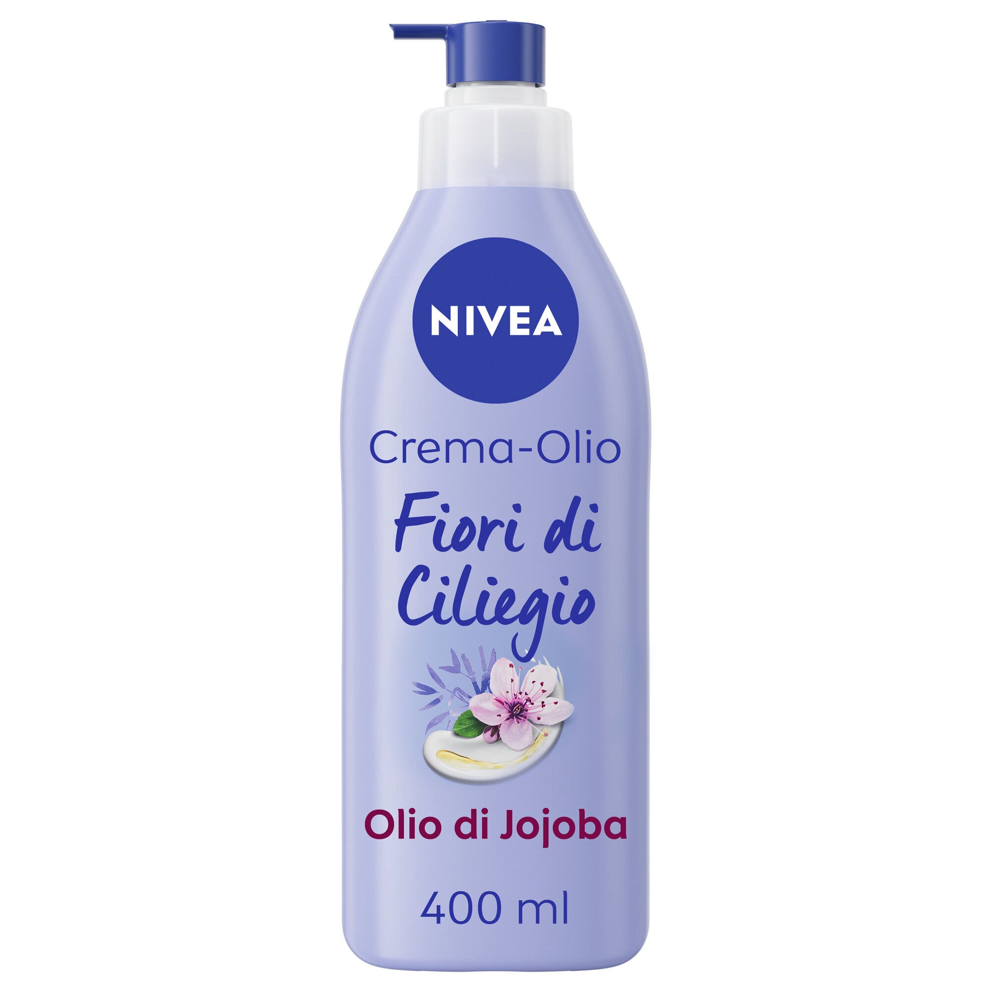 Nivea Crema-olio Fiori Di Ciliegio & Olio Di Jojoba Crema Corpo Idratante 48h E Profumata 400ml-1