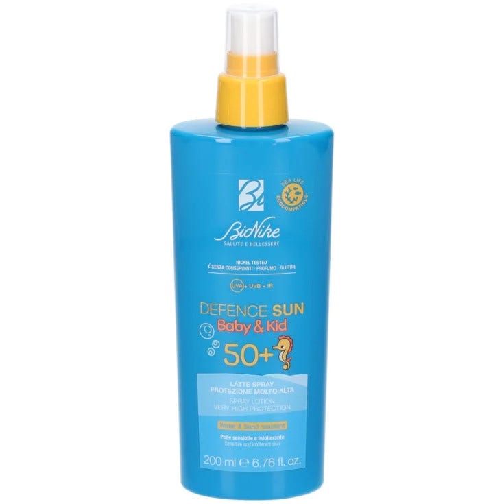 Bionike Defence Sun SPF50+ Baby&kid Latte Spray 200ml-2