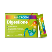 Massigen Digestione Bustine Orosolubili con Enzimi Digestivi 24 Bustine