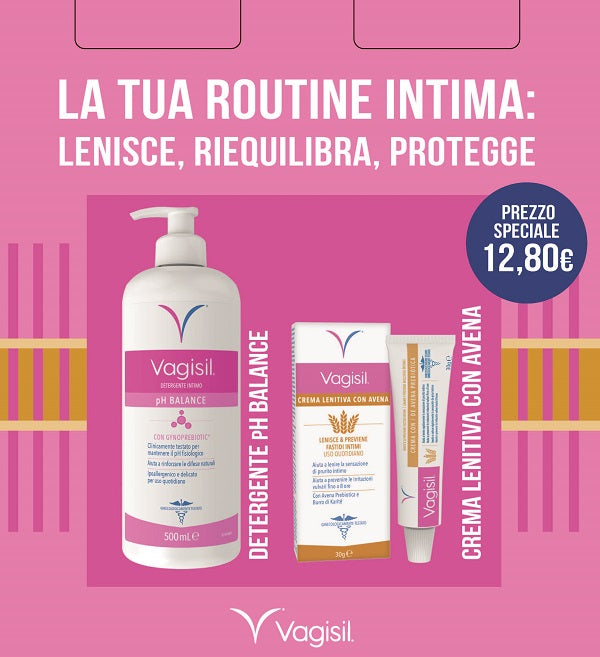 Vagisil Crema Lenitiva 30g + Detergente Intimo pH Balance 500 ml